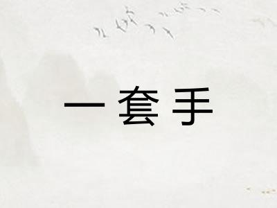 一套手