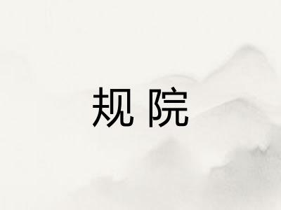 规院