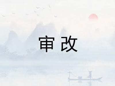 审改