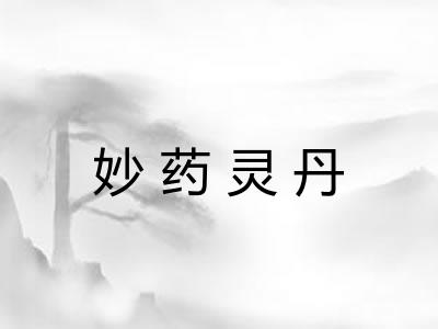 妙药灵丹