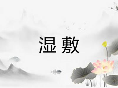 湿敷