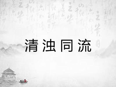 清浊同流