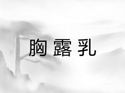 胸露乳