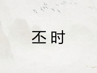 丕时