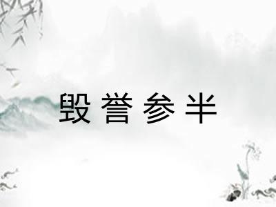 毁誉参半