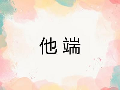 他端