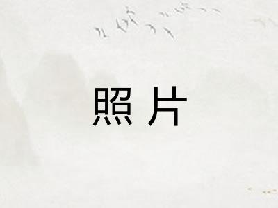 照片