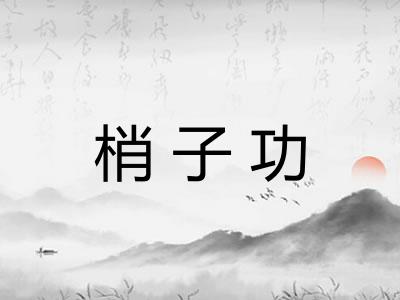 梢子功
