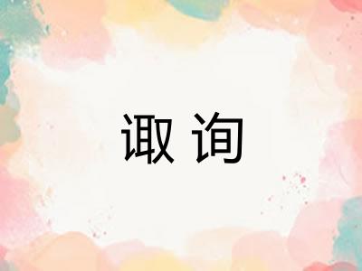 诹询