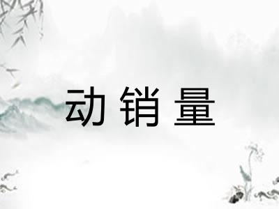 动销量