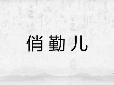 俏勤儿