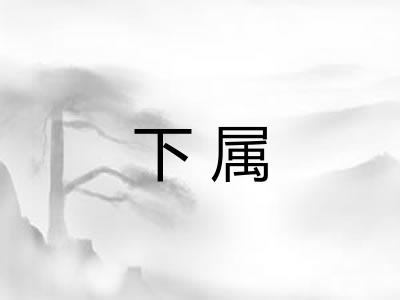下属
