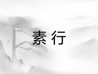 素行