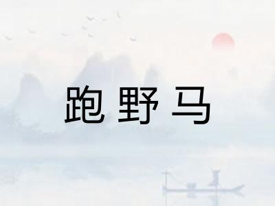 跑野马