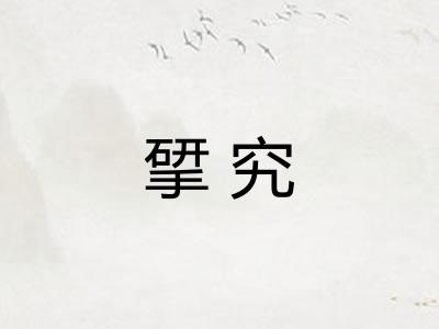 揅究