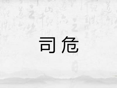 司危