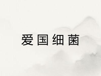 爱国细菌