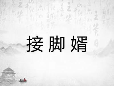 接脚婿
