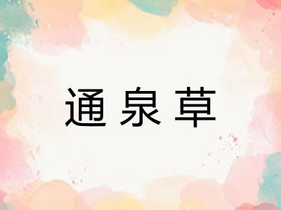 通泉草