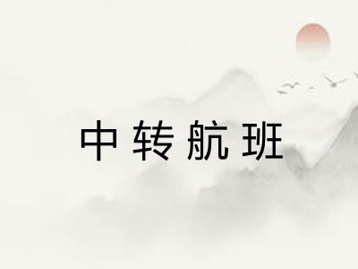 中转航班
