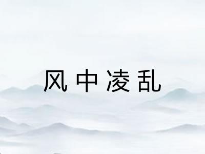 风中凌乱
