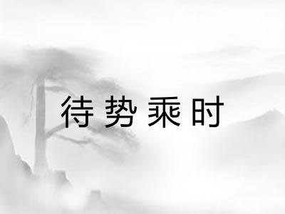待势乘时