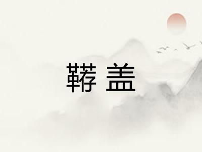 鞯盖