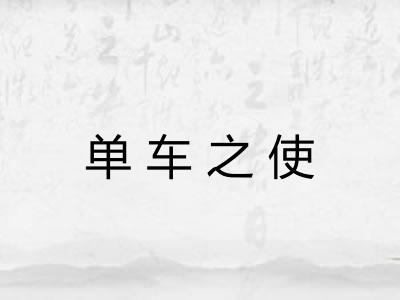 单车之使
