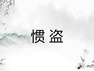 惯盗