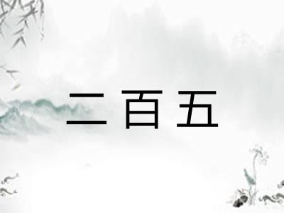 二百五