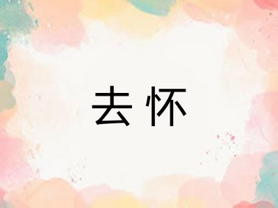 去怀