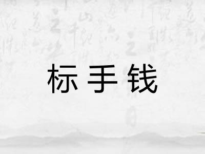 标手钱