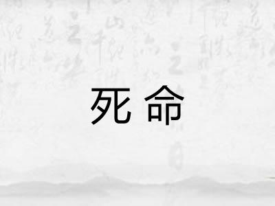 死命