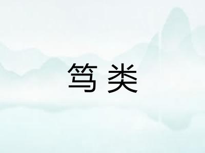 笃类