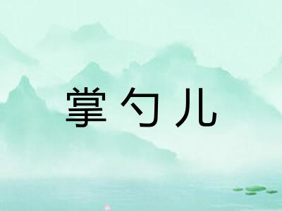 掌勺儿