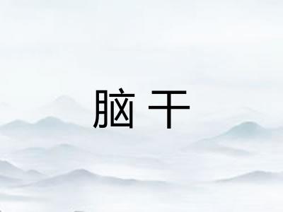 脑干