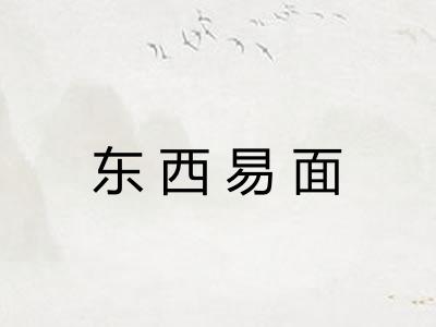 东西易面