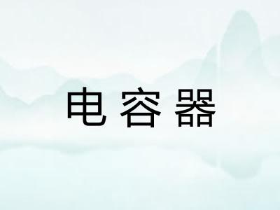 电容器