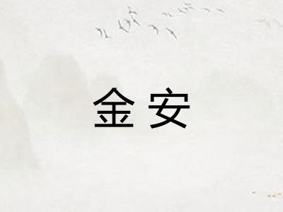 金安