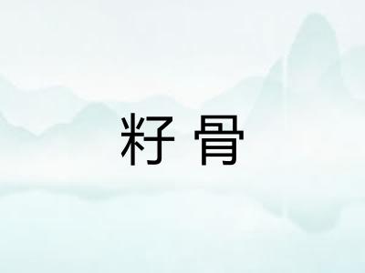 籽骨