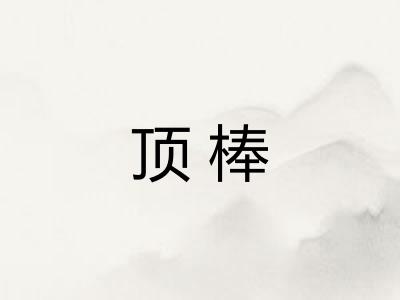 顶棒