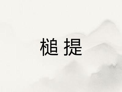 槌提
