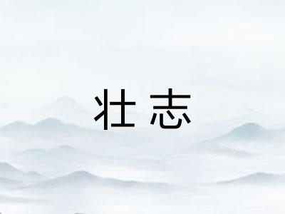 壮志