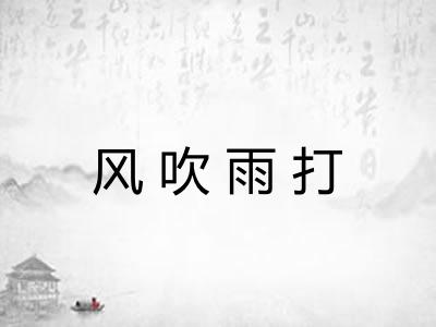 风吹雨打