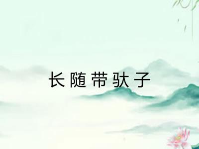 长随带驮子