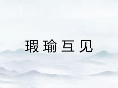 瑕瑜互见