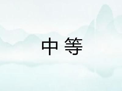 中等