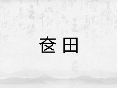 奁田