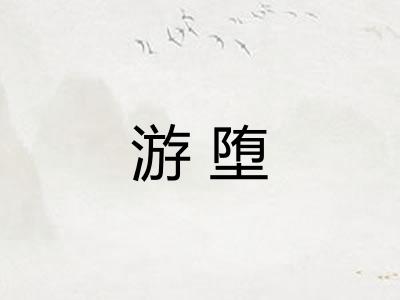 游堕