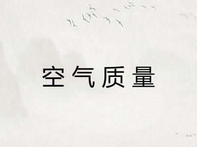 空气质量